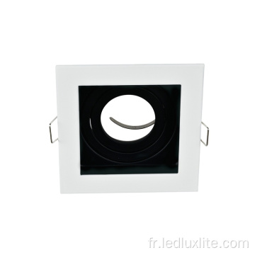 Plafond led MR16 mobile carré rond en aluminium